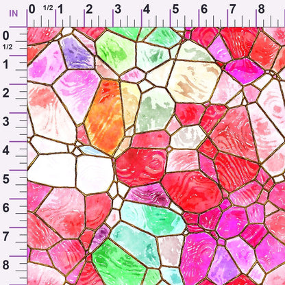 Gilded Mosaic Pattern 11 Minky Fabric