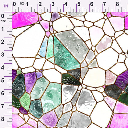 Gilded Mosaic Pattern 12 Minky Fabric