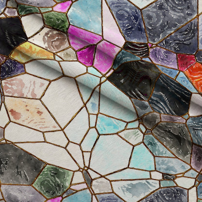 Gilded Mosaic Pattern 13 Minky Fabric