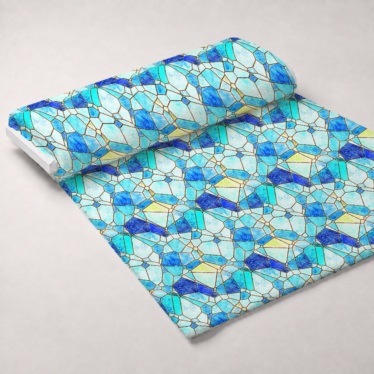Gilded Mosaic Pattern 14 Minky Fabric