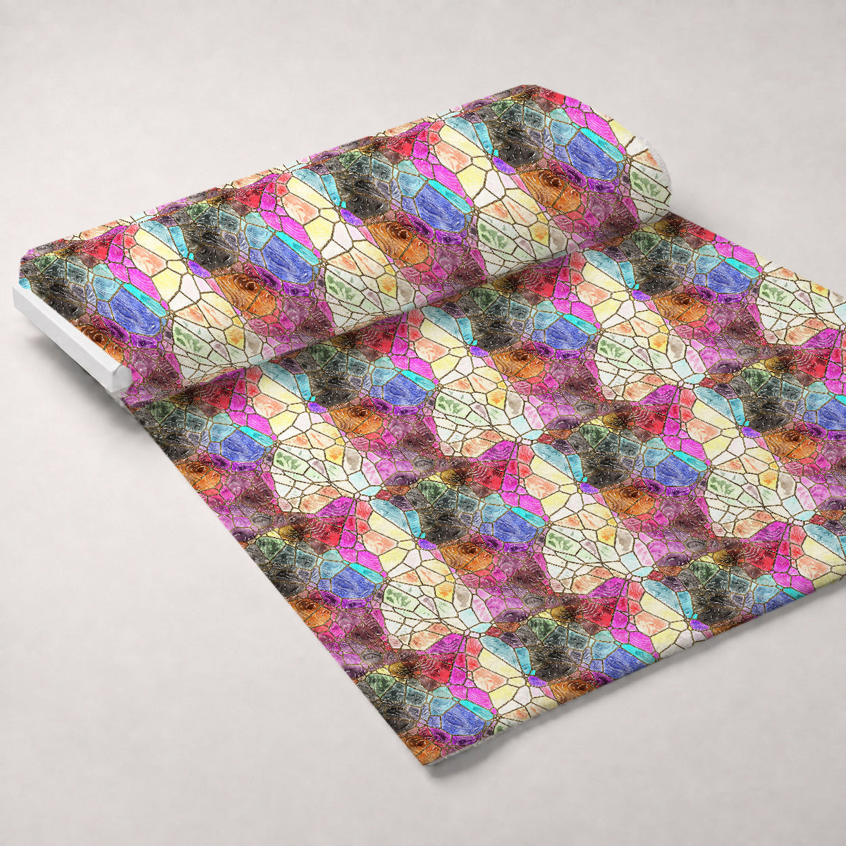 Gilded Mosaic Pattern 15 Minky Fabric