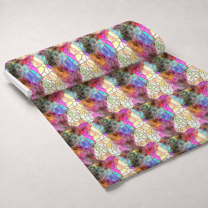 Gilded Mosaic Pattern 15 Minky Fabric