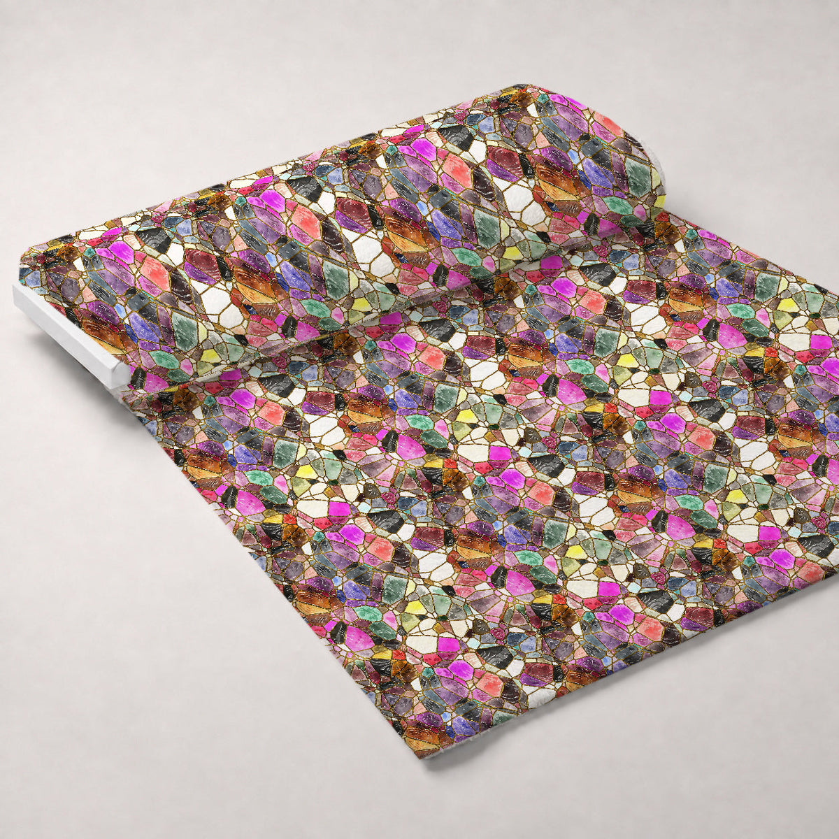 Gilded Mosaic Pattern 16 Minky Fabric