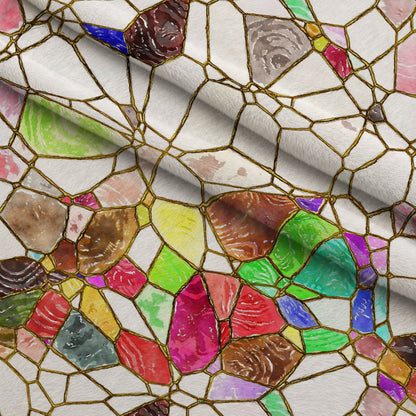 Gilded Mosaic Pattern 18 Minky Fabric