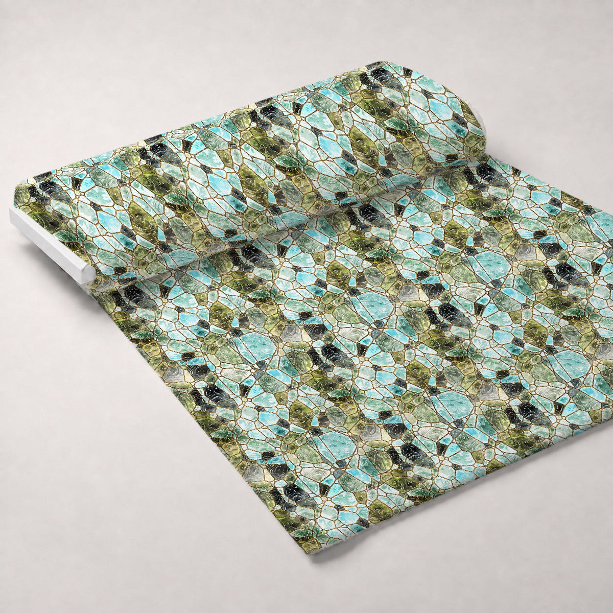 Gilded Mosaic Pattern 5 Minky Fabric