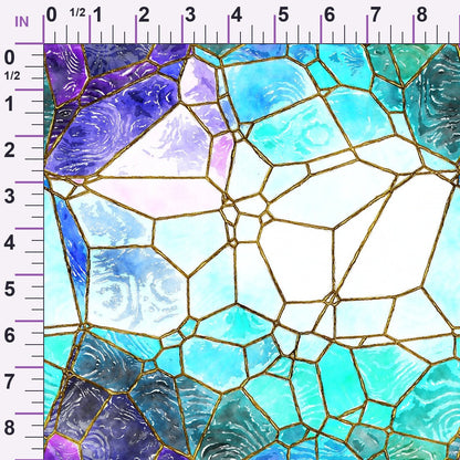Gilded Mosaic Pattern 6 Minky Fabric