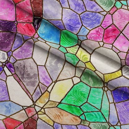 Gilded Mosaic Pattern 7 Minky Fabric