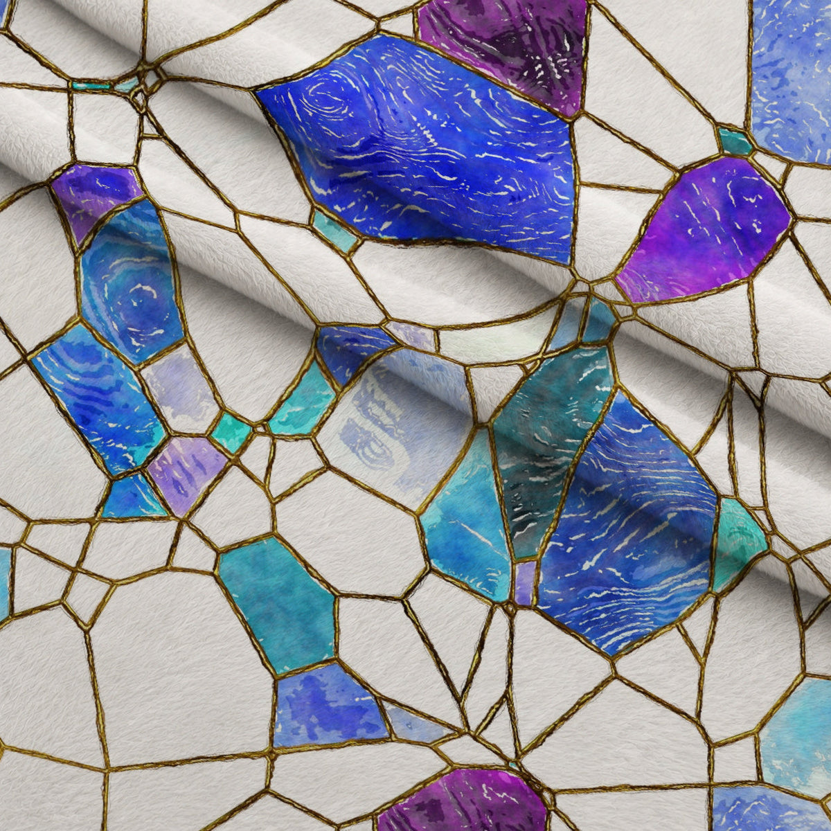 Gilded Mosaic Pattern 9 Minky Fabric
