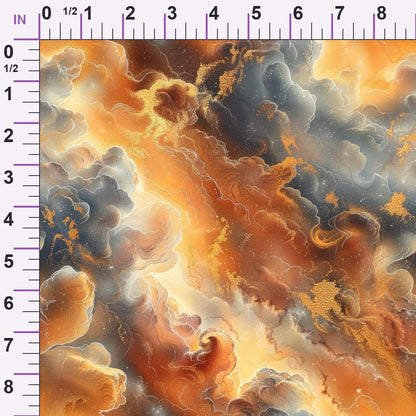 Gilded Nebula Pattern 10 Minky Fabric