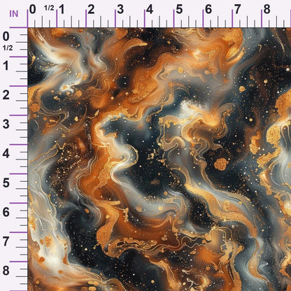Gilded Nebula Pattern 12 Minky Fabric