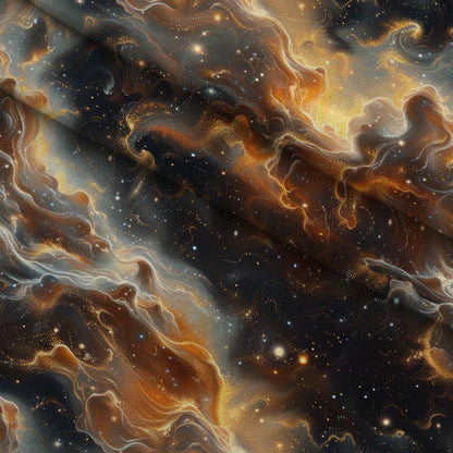 Gilded Nebula Pattern 6 Minky Fabric