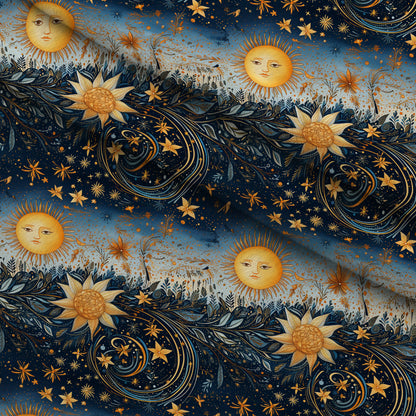 Gilded Nightfall Pattern 4 Minky Fabric