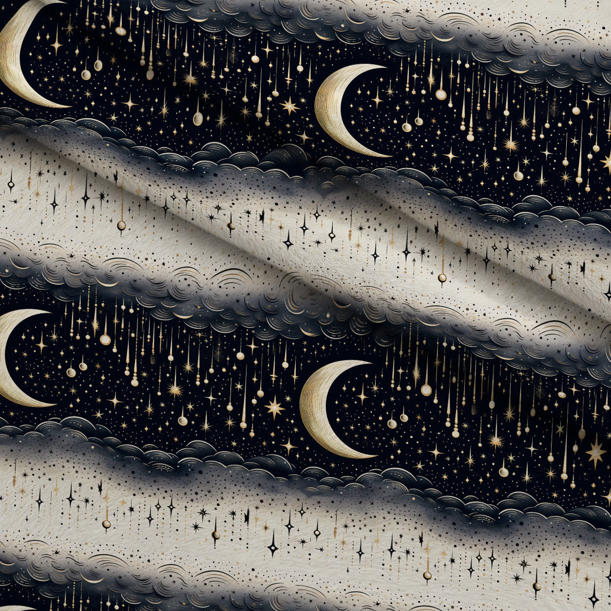Gilded Nightfall Pattern 6 Minky Fabric