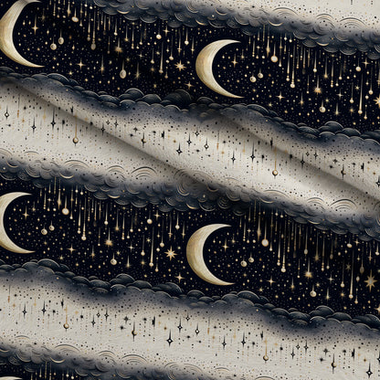 Gilded Nightfall Pattern 6 Minky Fabric