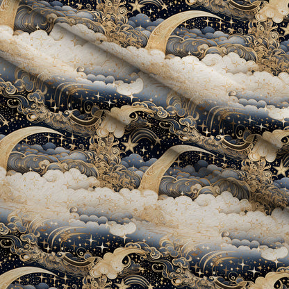 Gilded Nightfall Pattern 8 Minky Fabric