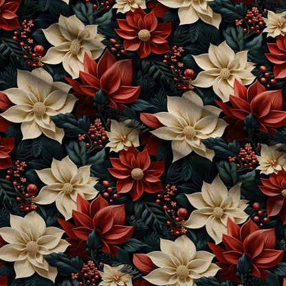 Gilded Noel Pattern 1 Minky Fabric