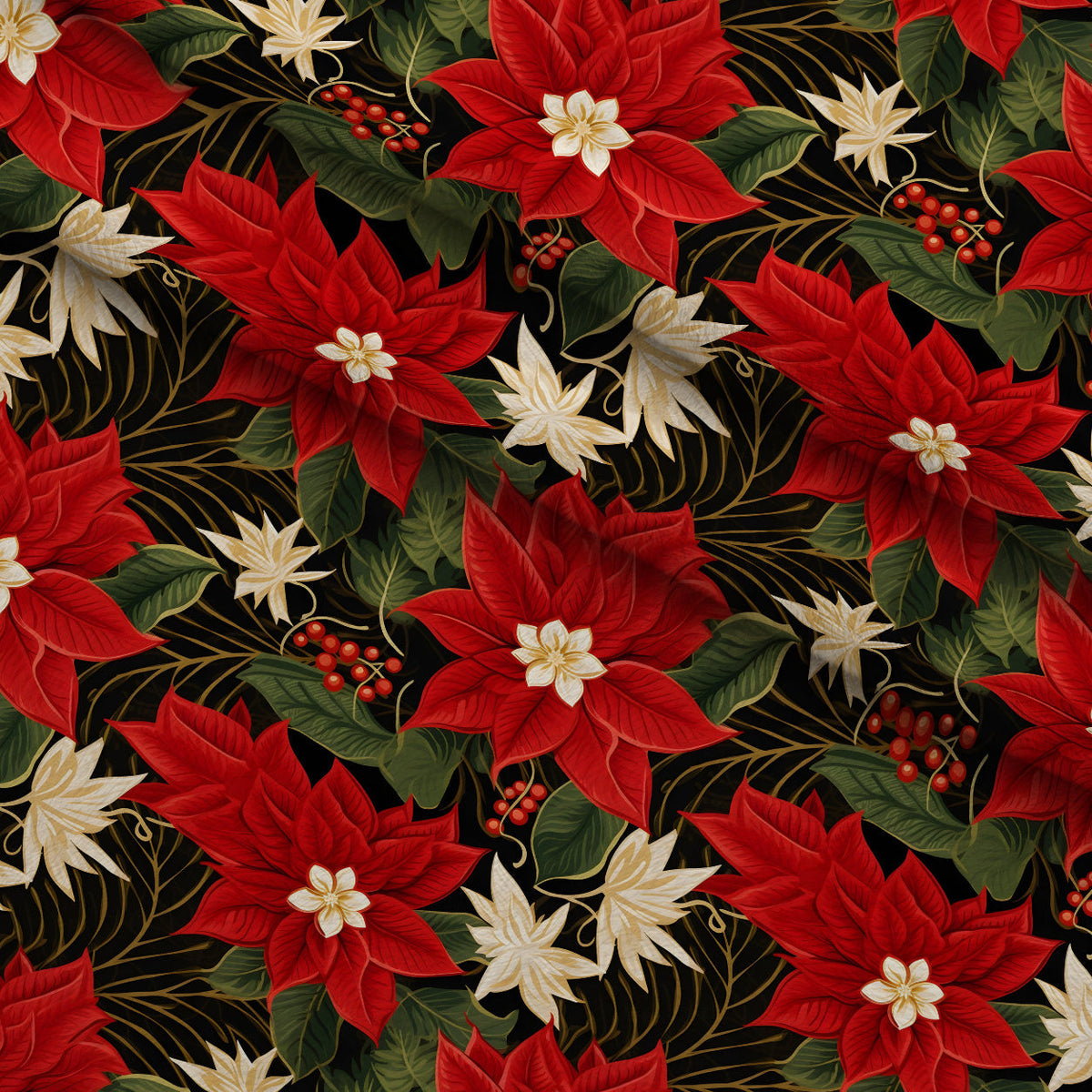 Gilded Noel Pattern 10 Minky Fabric
