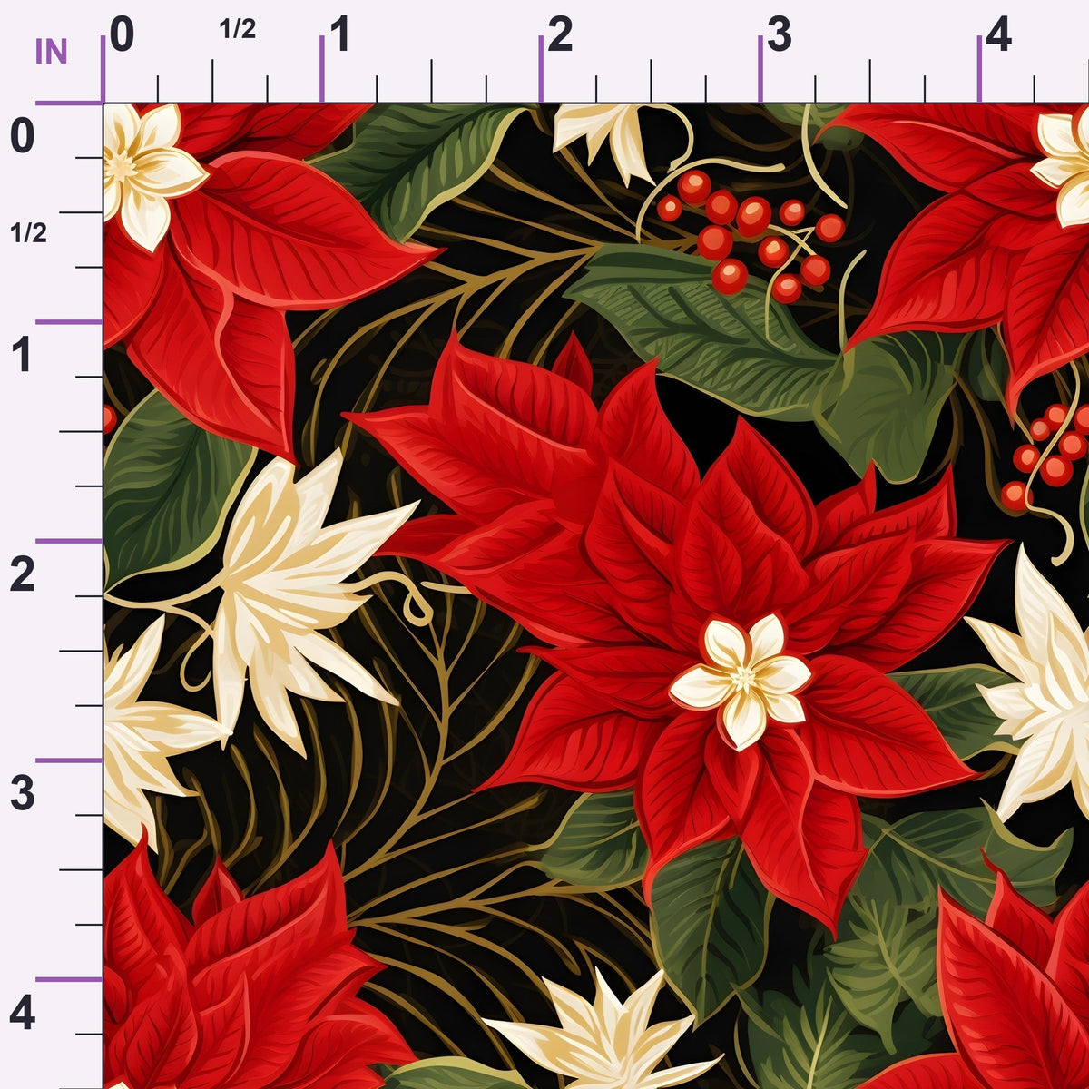 Gilded Noel Pattern 10 Minky Fabric