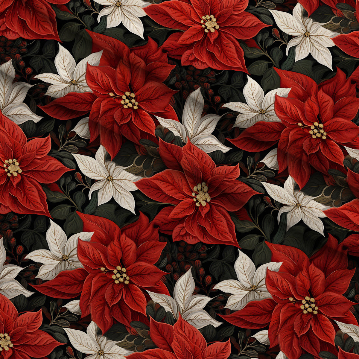 Gilded Noel Pattern 4 Minky Fabric