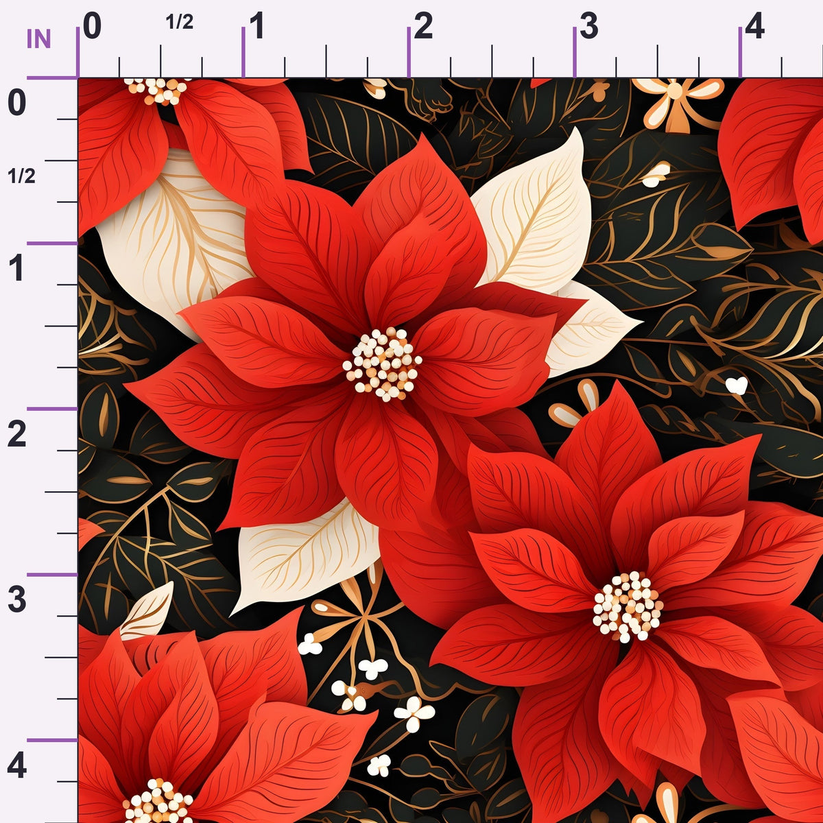 Gilded Noel Pattern 9 Minky Fabric