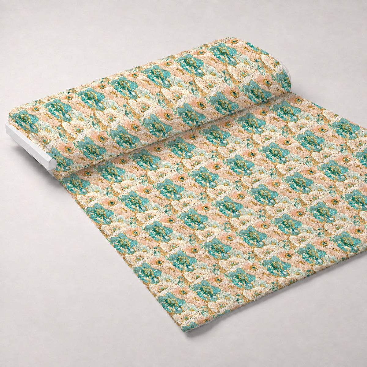 Gilded Peonies Pattern 16 Minky Fabric