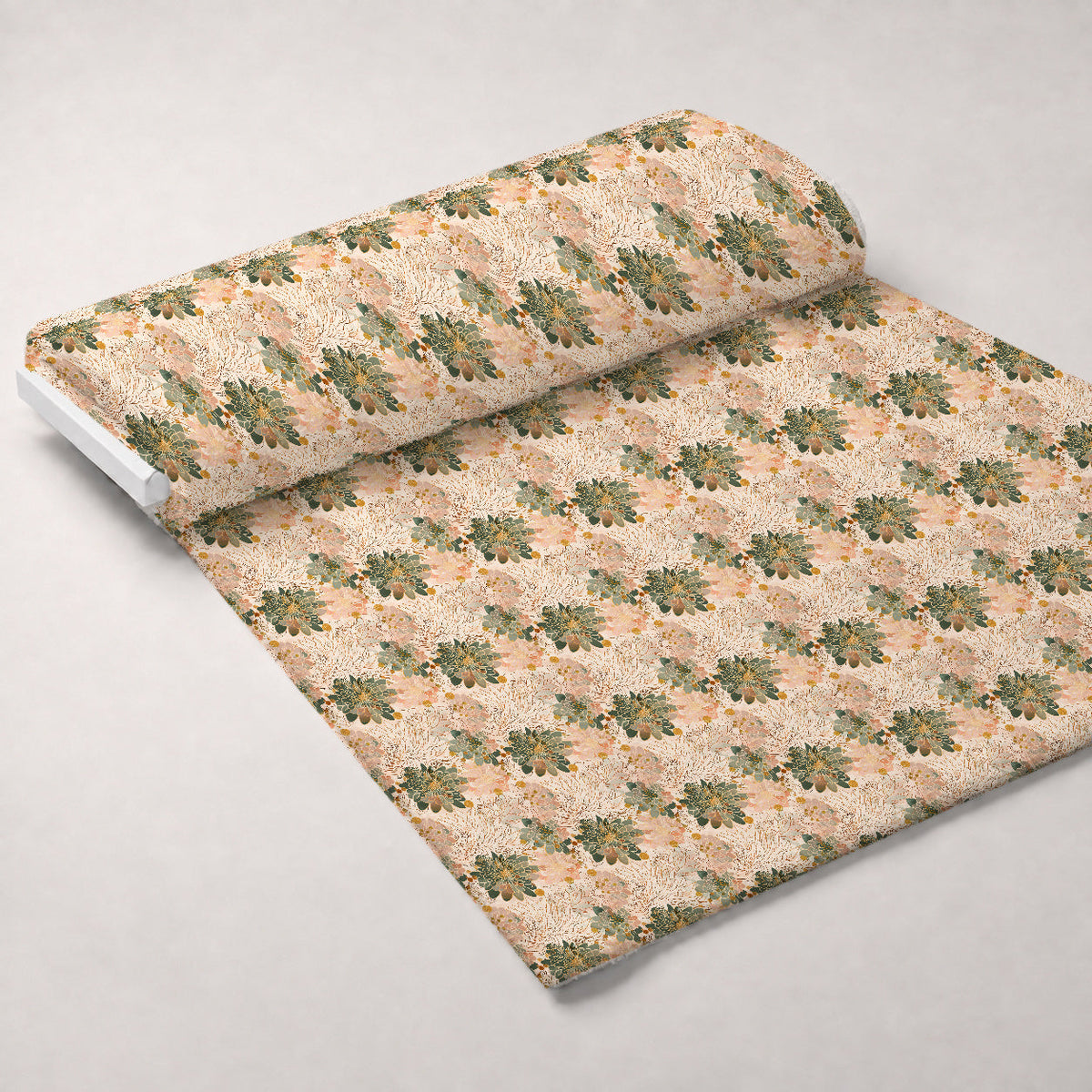 Gilded Peonies Pattern 4 Minky Fabric