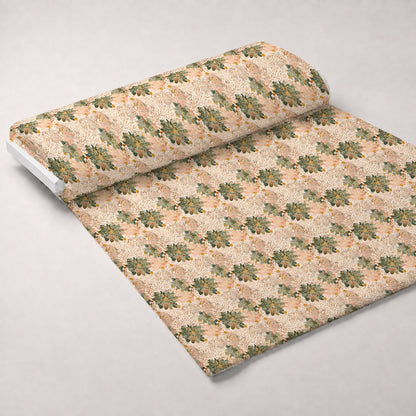 Gilded Peonies Pattern 4 Minky Fabric