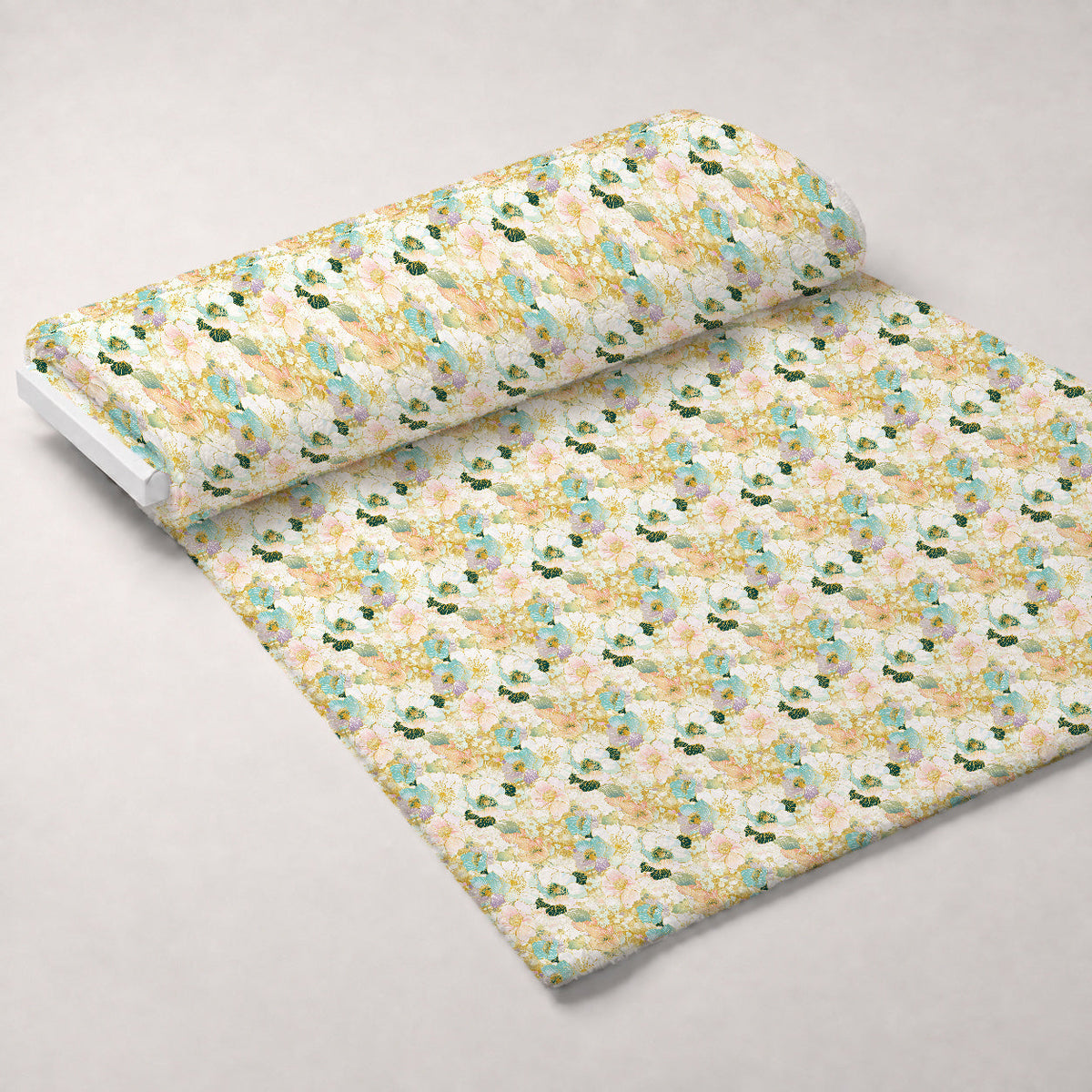 Gilded Peonies Pattern 7 Minky Fabric
