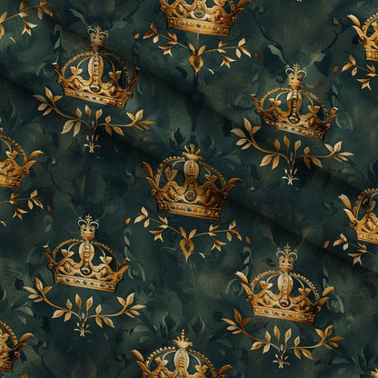 Gilded Regalia Pattern 1 Minky Fabric