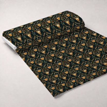 Gilded Regalia Pattern 2 Minky Fabric