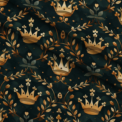 Gilded Regalia Pattern 2 Minky Fabric