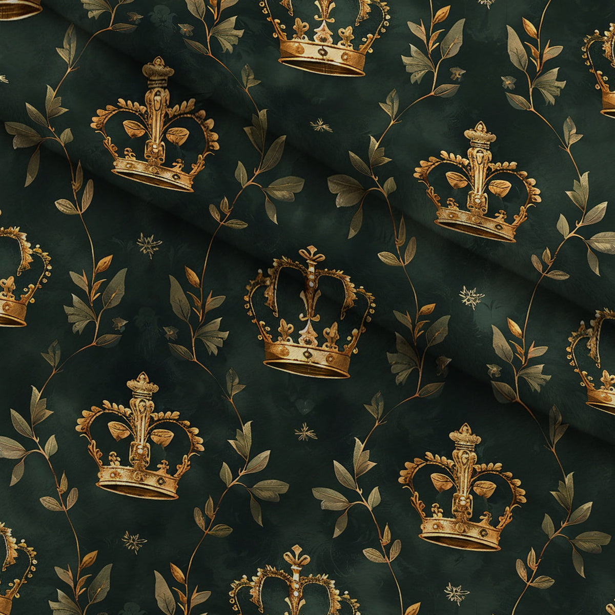Gilded Regalia Pattern 3 Minky Fabric