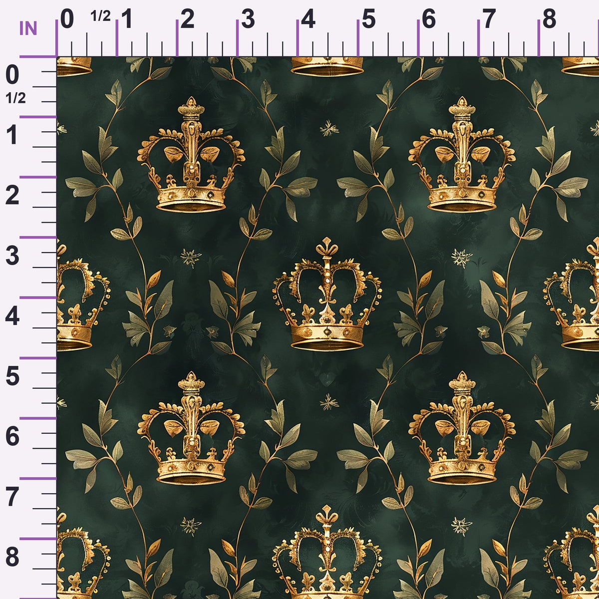Gilded Regalia Pattern 3 Minky Fabric