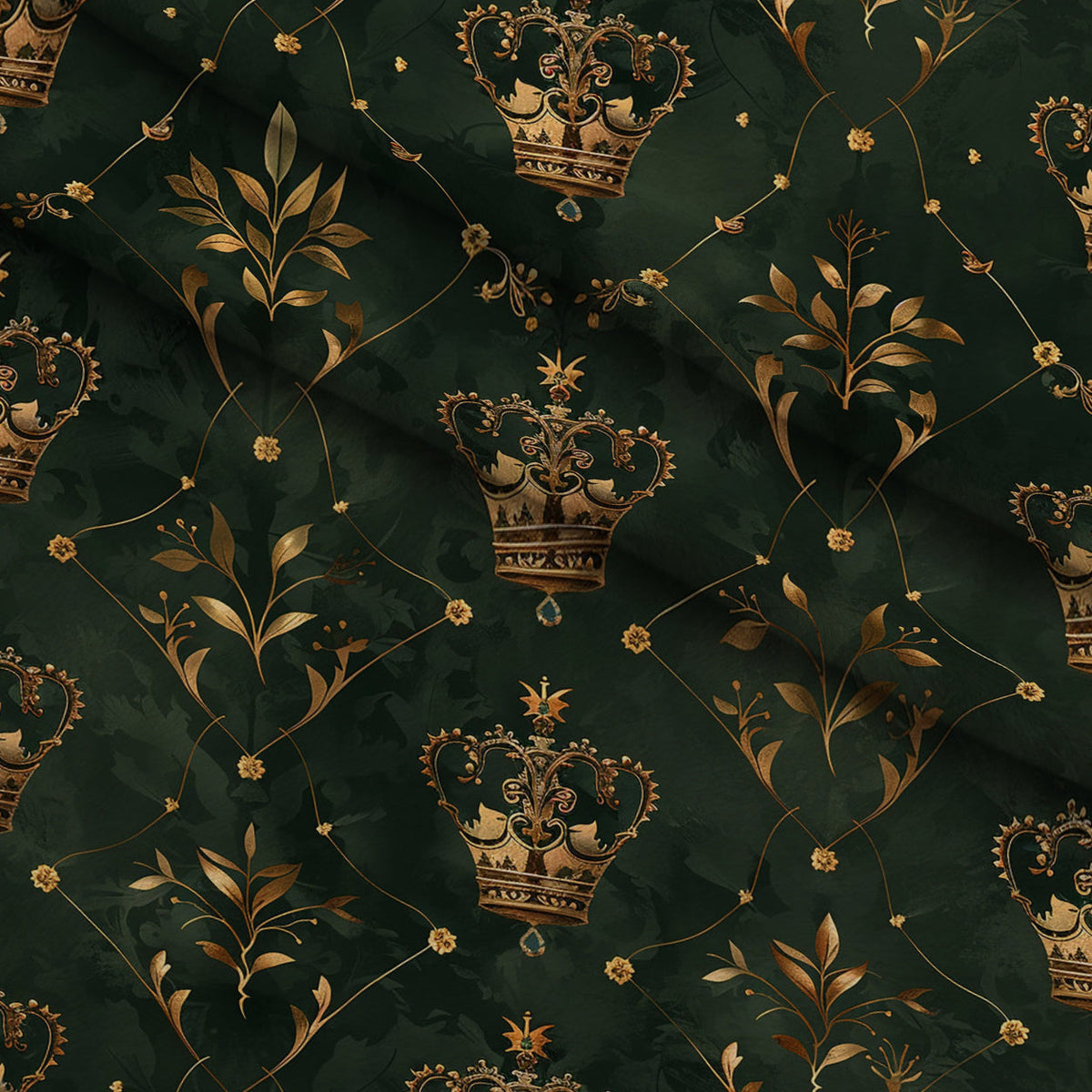 Gilded Regalia Pattern 4 Minky Fabric