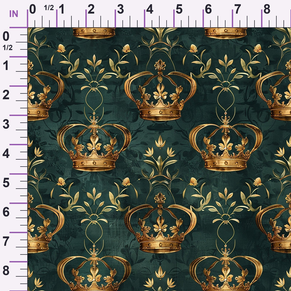 Gilded Regalia Pattern 6 Minky Fabric