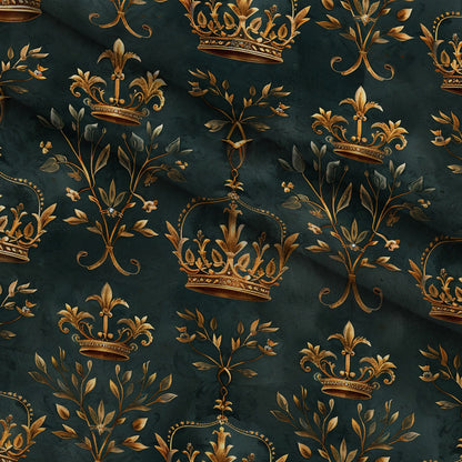 Gilded Regalia Pattern 8 Minky Fabric
