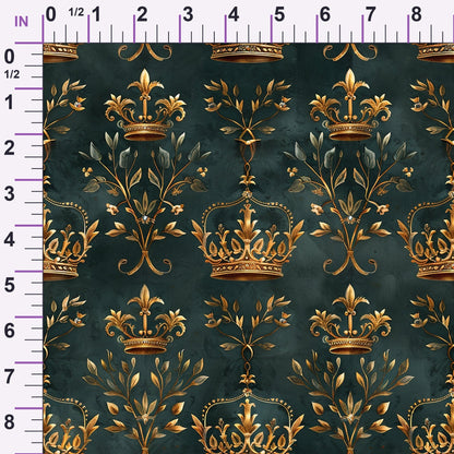 Gilded Regalia Pattern 8 Minky Fabric