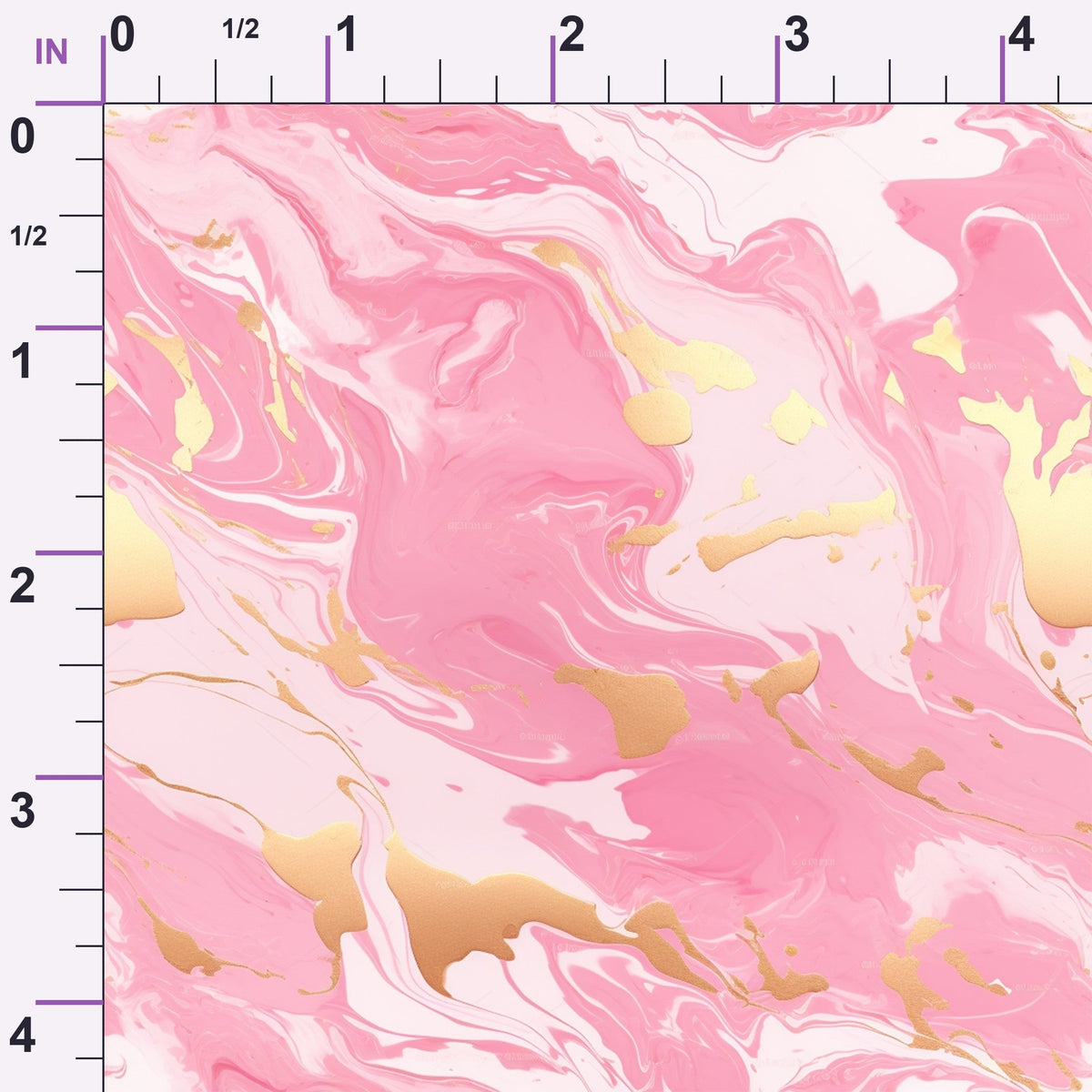 Gilded Rose Quartz Pattern 2 Minky Fabric