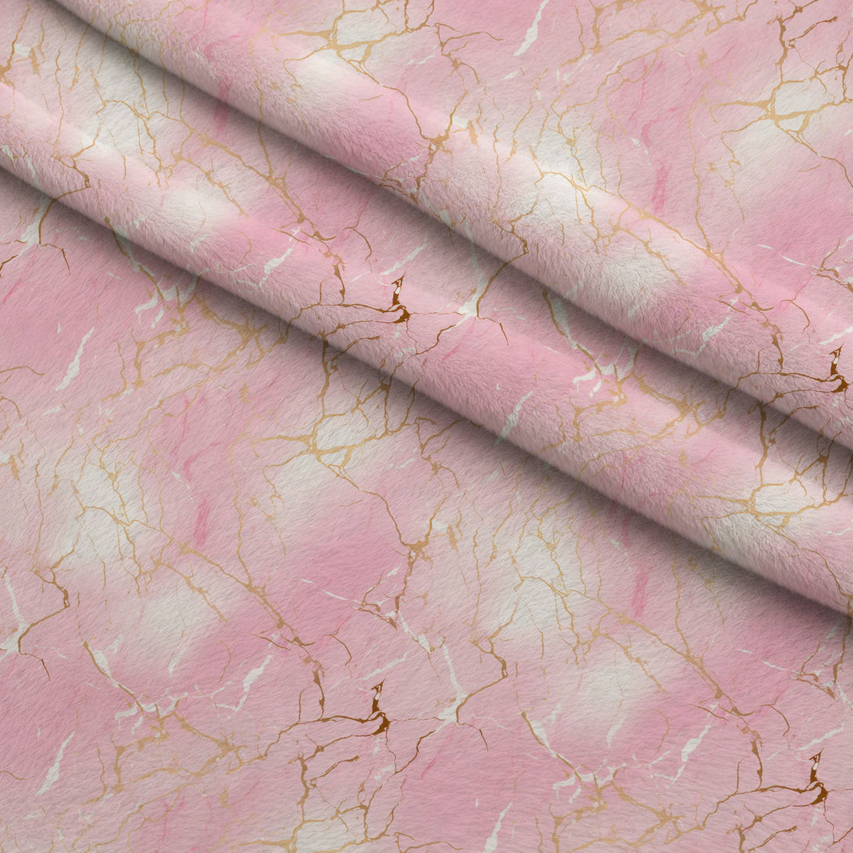 Gilded Rose Quartz Pattern 3 Minky Fabric