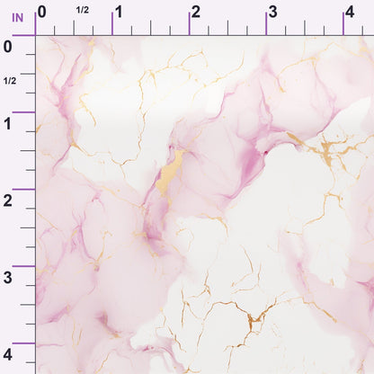 Gilded Rose Quartz Pattern 6 Minky Fabric