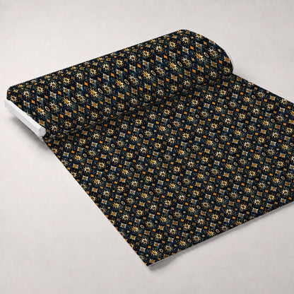 Gilded Starlight Pattern 2 Minky Fabric