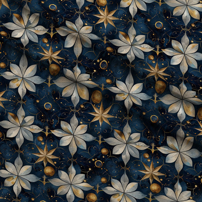 Gilded Starlight Pattern 5 Minky Fabric