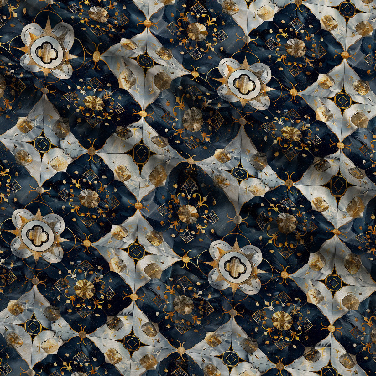Gilded Starlight Pattern 6 Minky Fabric
