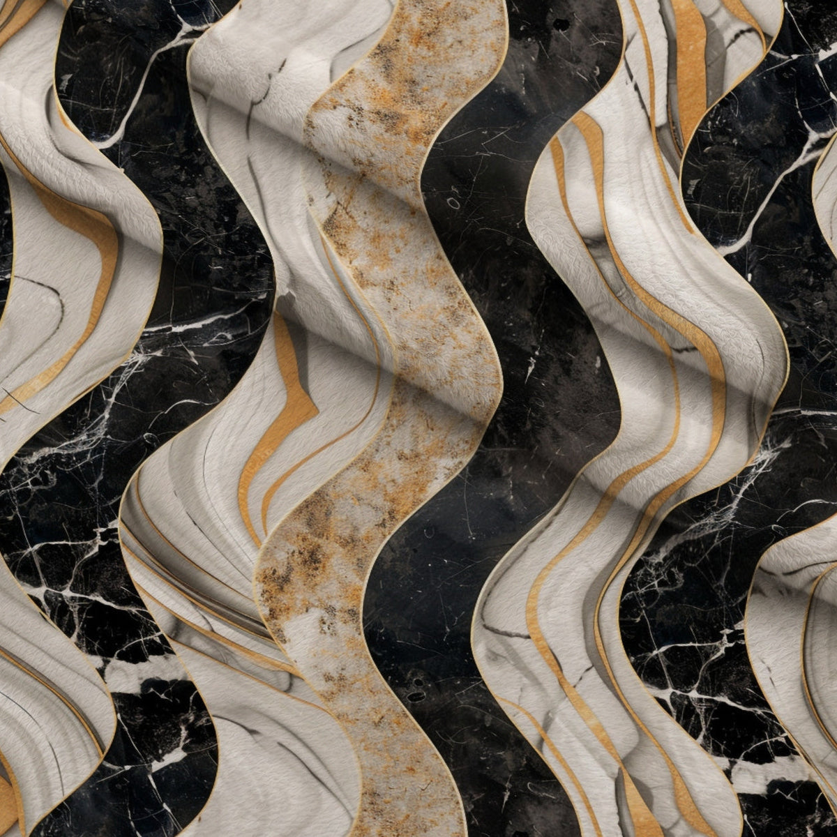 Gilded Stone Pattern 4 Minky Fabric