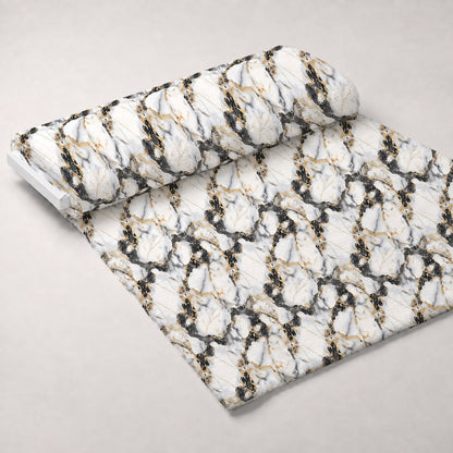 Gilded Stone Pattern 6 Minky Fabric