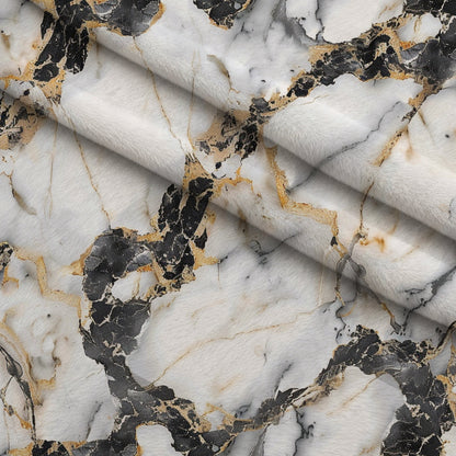 Gilded Stone Pattern 6 Minky Fabric