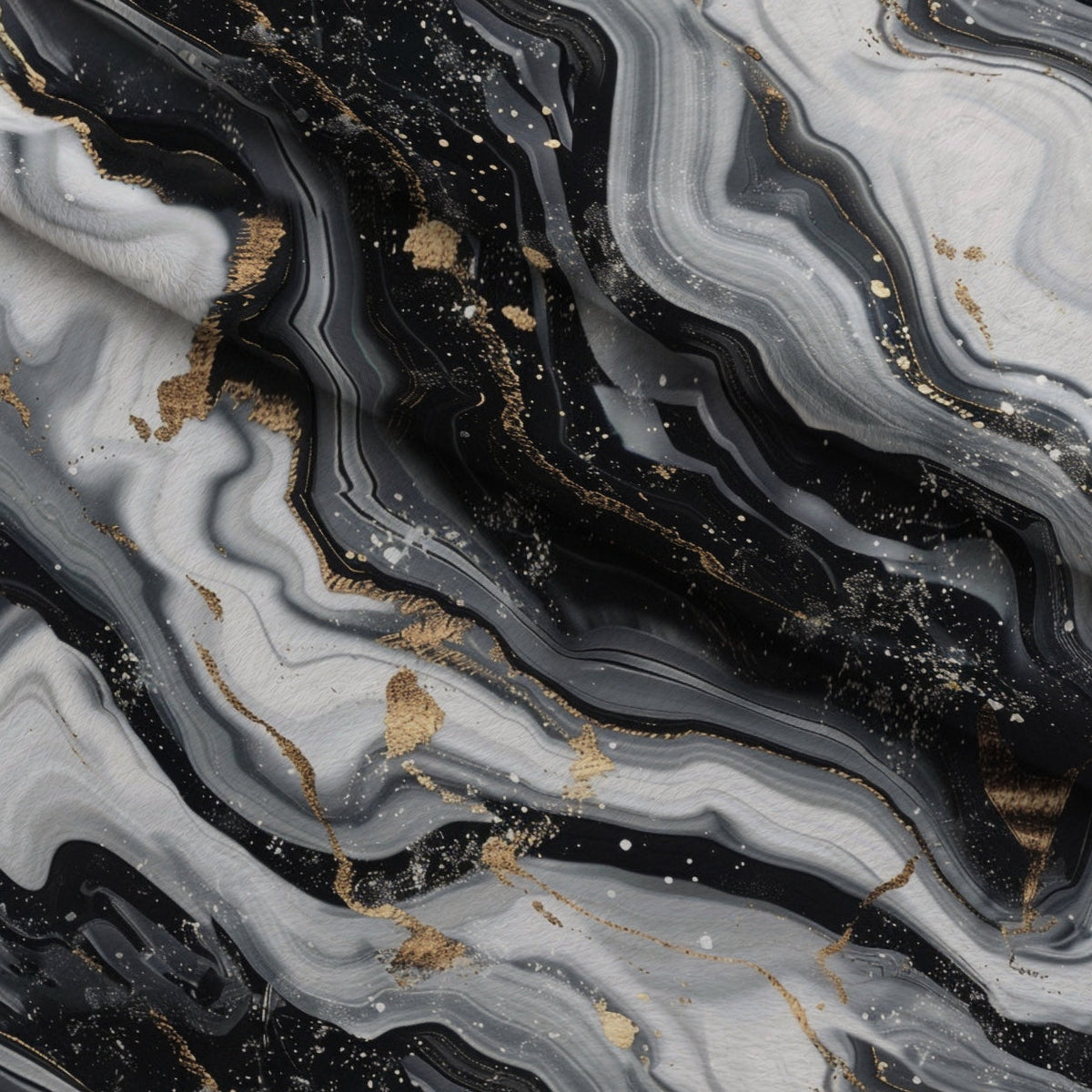 Gilded Stone Pattern 8 Minky Fabric