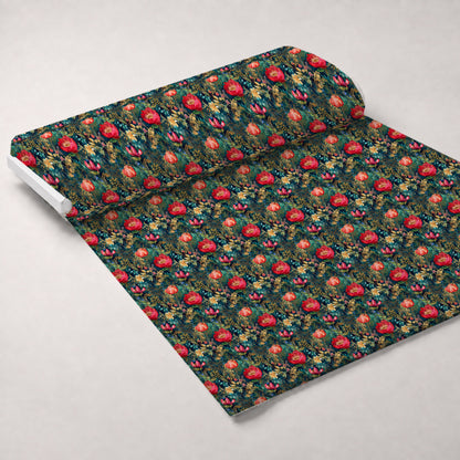Gilded Twilight Blooms Pattern 12 Minky Fabric