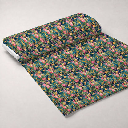 Gilded Twilight Blooms Pattern 14 Minky Fabric