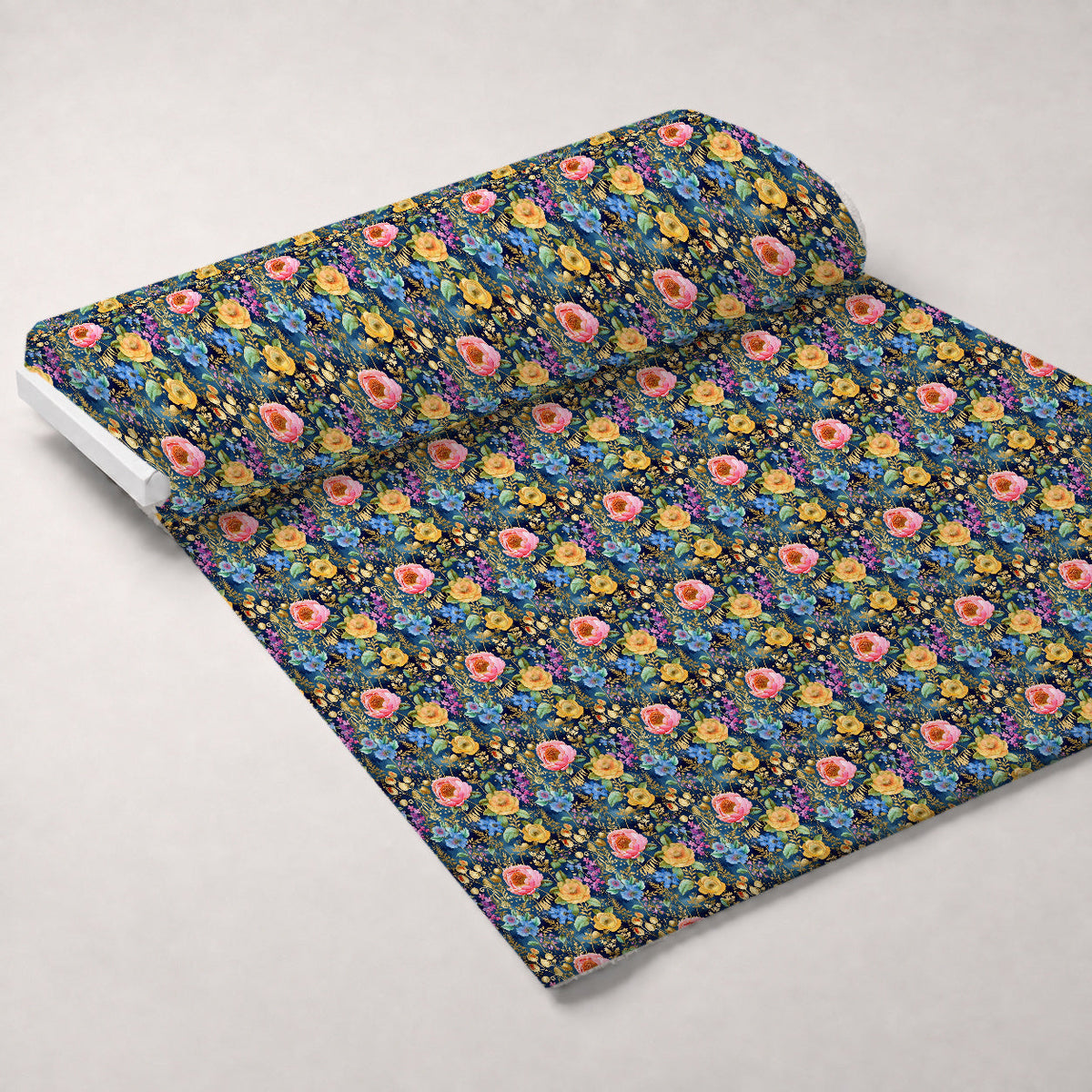 Gilded Twilight Blooms Pattern 6 Minky Fabric